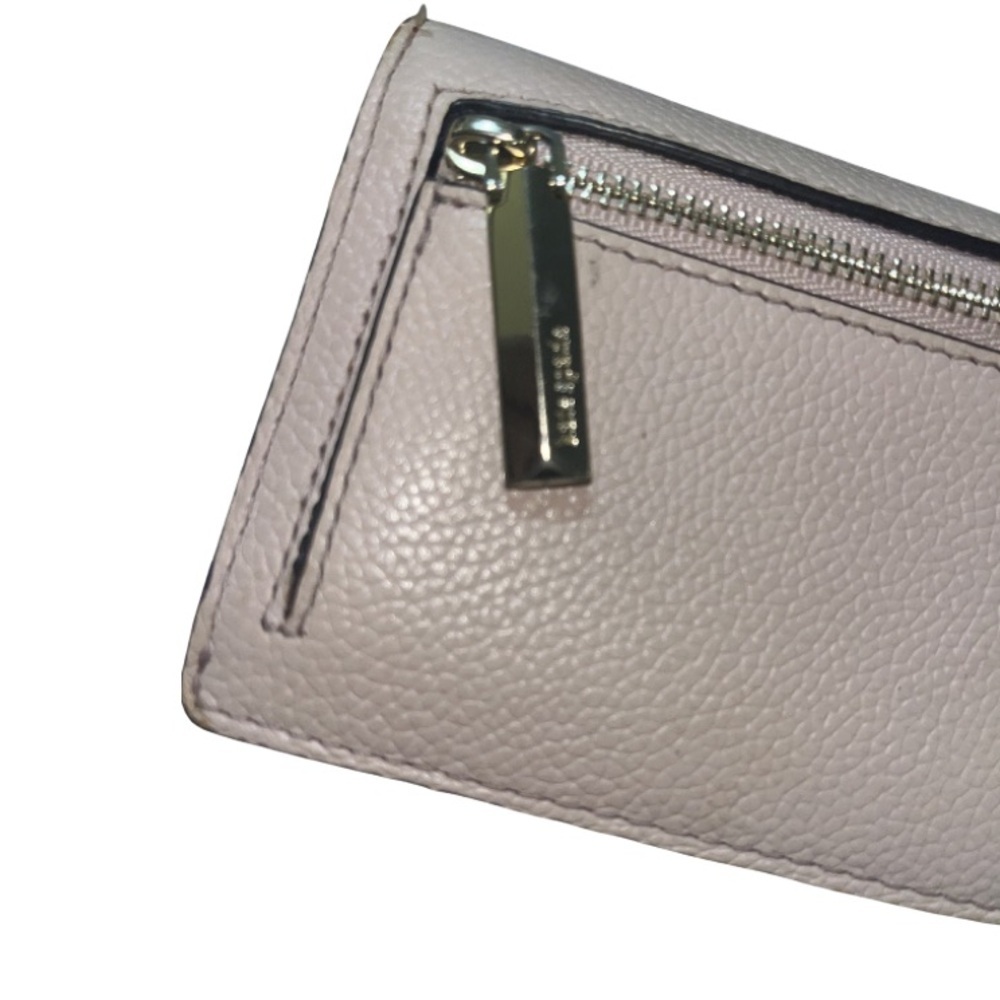 Kate Spade Margaux Slim Bifold Continental Wallet - Pink/Cherry - Picture 7 of 14